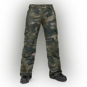 Volcom Bridger Insulated Pants - Women's Snow Pants - Cloudwash Camo
